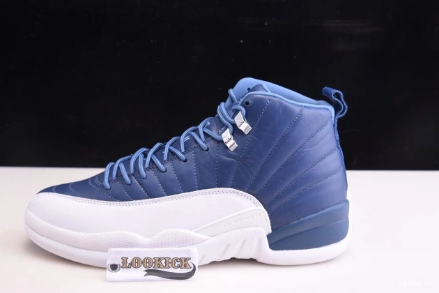 TB 130690-404 Air Jordan 12 Stone Blue Retro 0718